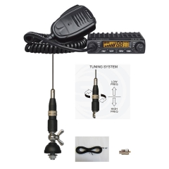 Albrecht AE6110 VOX Mini-CB-Funk m. Antenne Sirio Minisnake 65 cm kplt. X